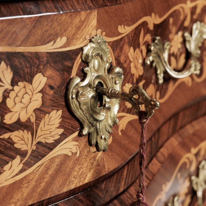 19th Century French Marquetry Commode - Image 5