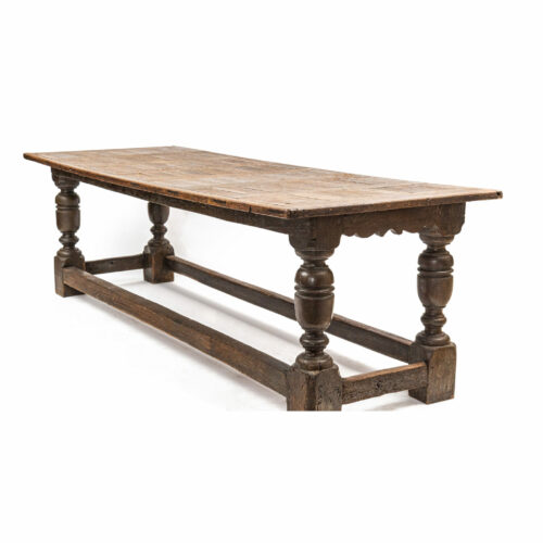 8th Century French Oak Refectory Table 22L159P B scaled