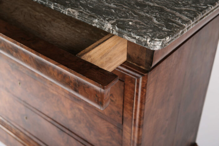 19th Century French Burr Walnut Commode - Image 2