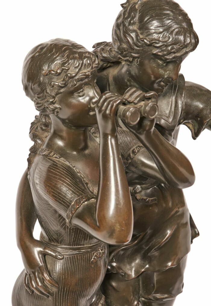Antique Bronze Charles Georges Ferville Suan - Image 3