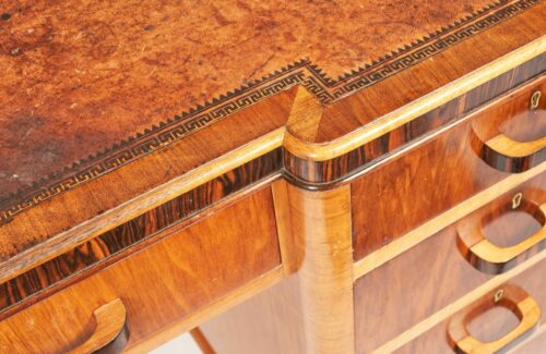 Art Deco Pedestal Desk 37L 2 scaled