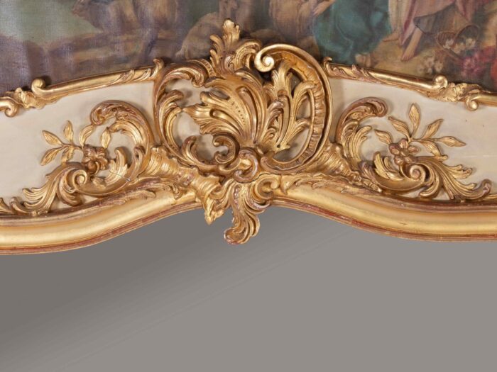 19th Century French Antique Trumeau - Image 2
