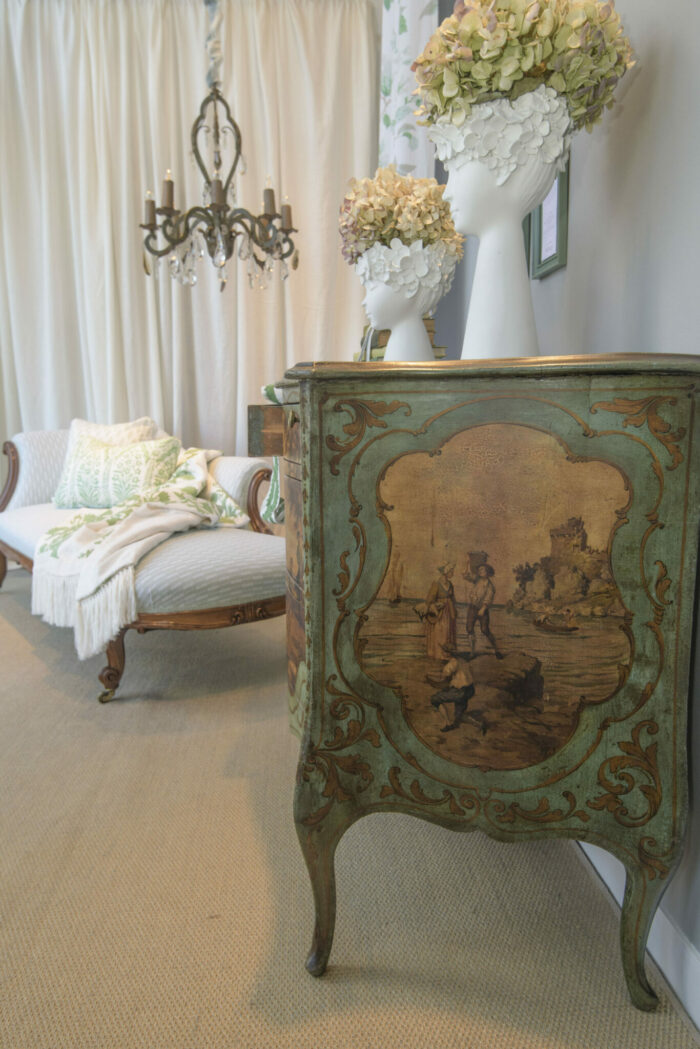 Rare 19th Century Italian Antique Decorated Commode - Image 11