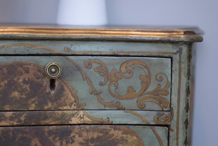 Rare 19th Century Italian Antique Decorated Commode - Image 8