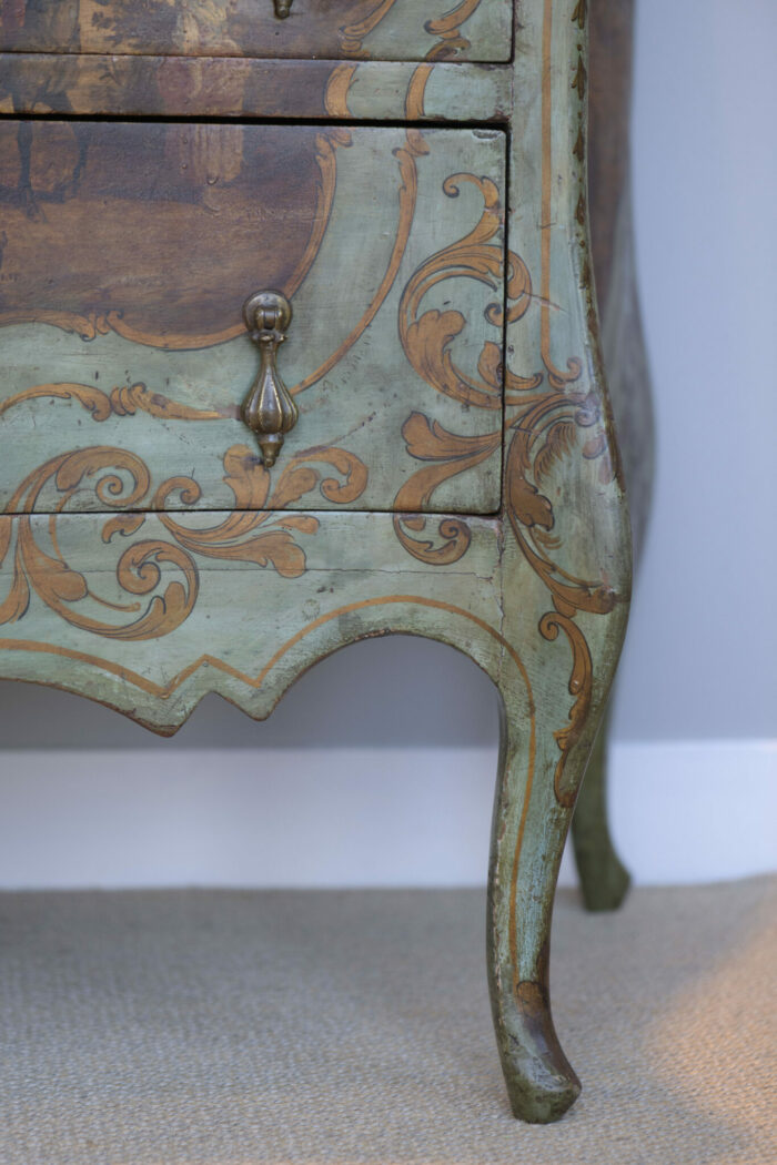Rare 19th Century Italian Antique Decorated Commode - Image 7