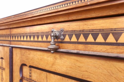 English Arts Crafts Bookcase M87 b scaled