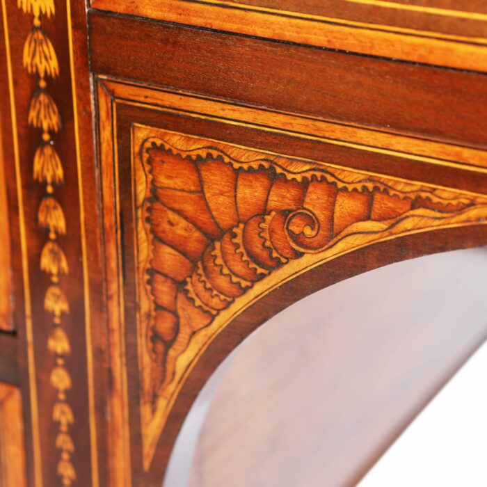 English Edwards and Roberts Sheraton Revival Writing Table - Image 3