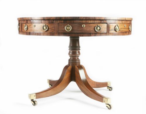 English Georgian Drum Table 28Ka 0 a scaled