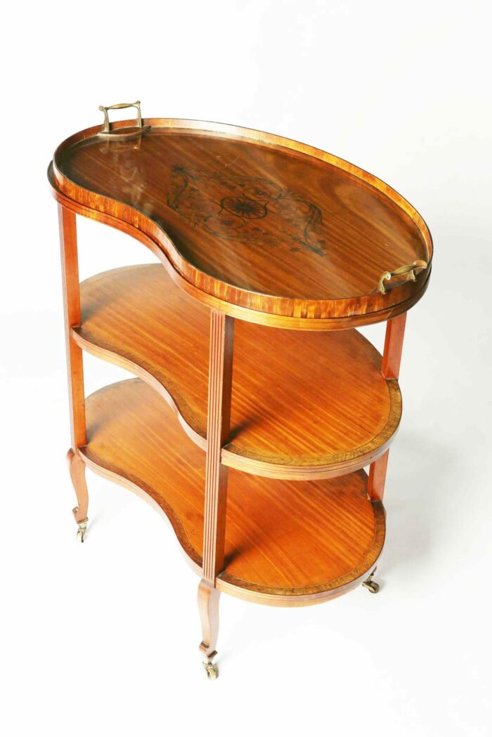 English Satinwood Etagere - Image 4