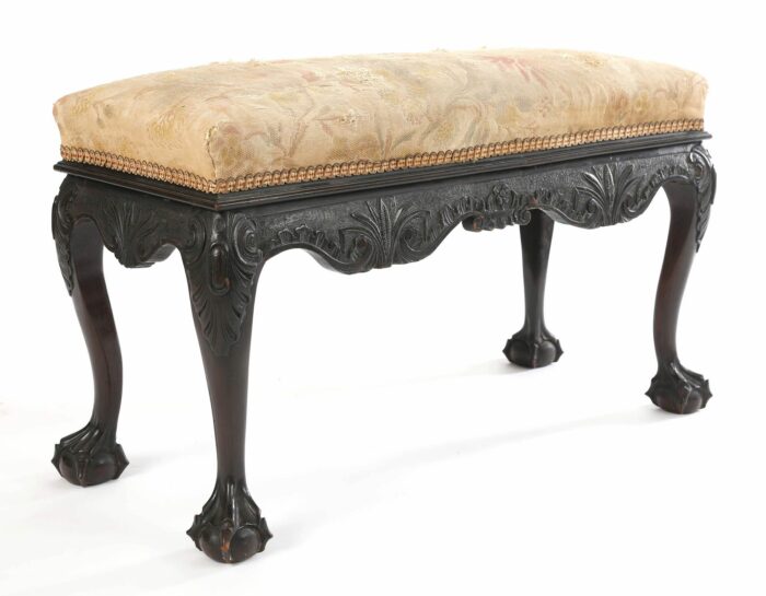 English Tapestry Stool - Image 6