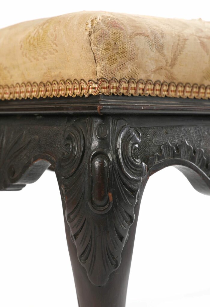 English Tapestry Stool - Image 4