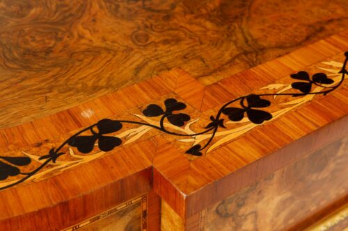 English Walnut Side Cabinet C50 b scaled