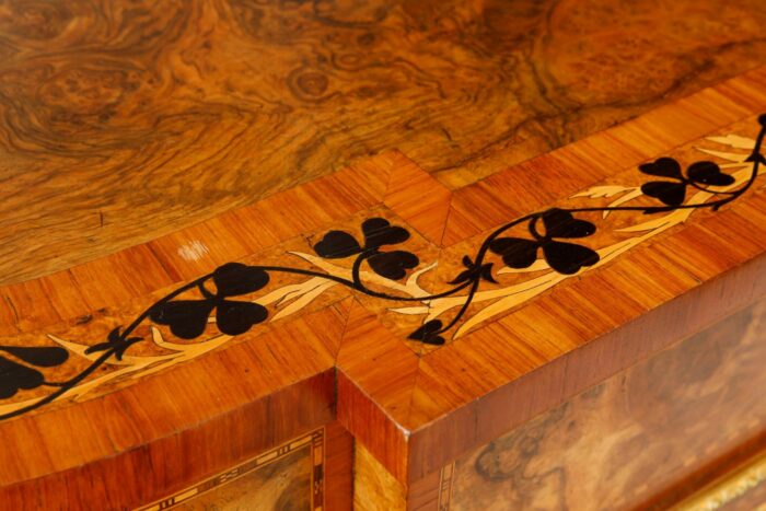 English Walnut Side Cabinet - Image 2