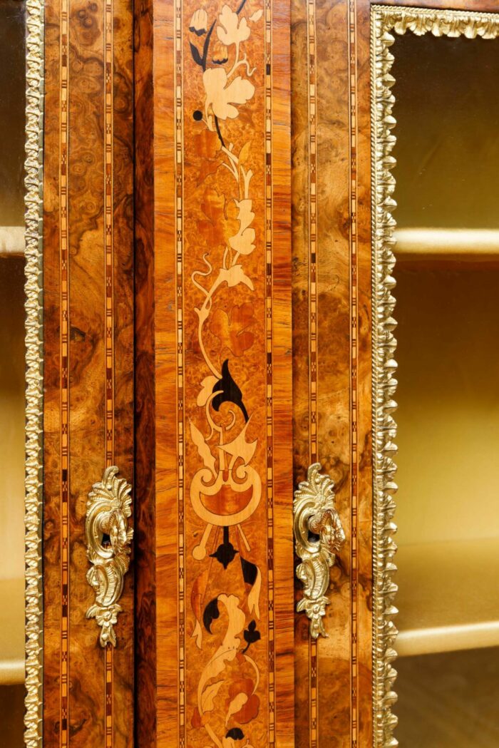 English Walnut Side Cabinet - Image 5