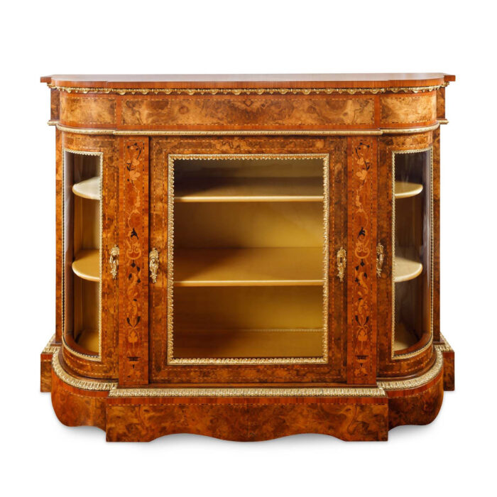 English Walnut Side Cabinet