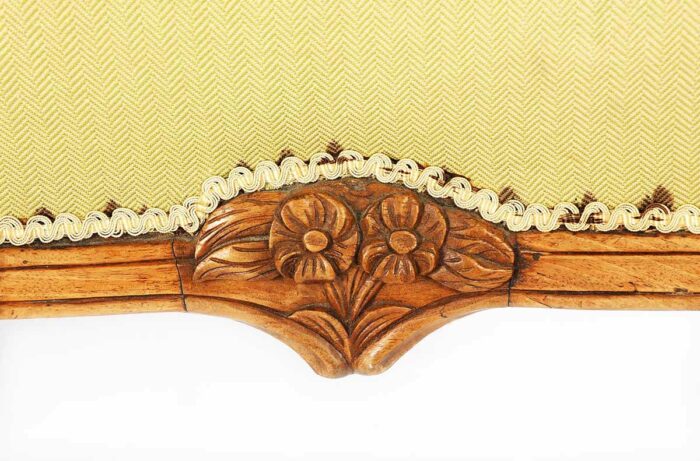 19th Century English Walnut Sofa - Image 4