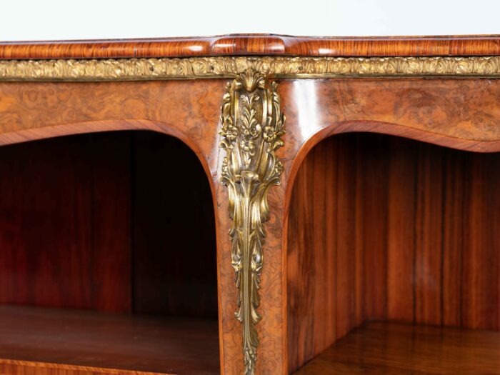 19th Century English Open Bookcase - Image 8