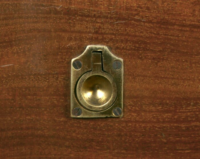 English Mahogany Bookcase Three Door - Image 10
