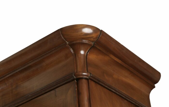 English Mahogany Bookcase Three Door - Image 7