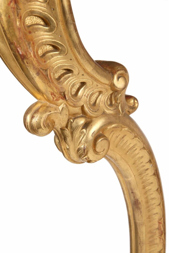 French Antique Gilded Console Table - Image 3