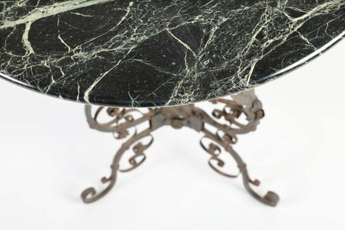 French Antique Iron Garden Table 22L96 f