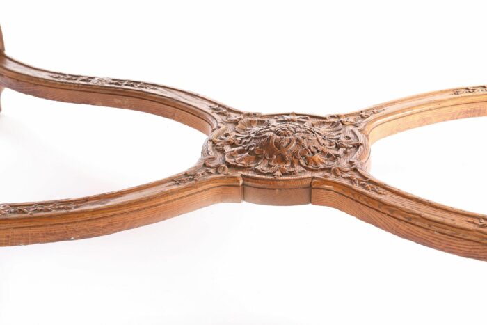 French Antique Oak Dining Table - Image 5