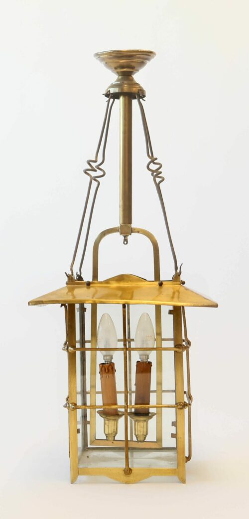 French Brass Lantern L143 a scaled