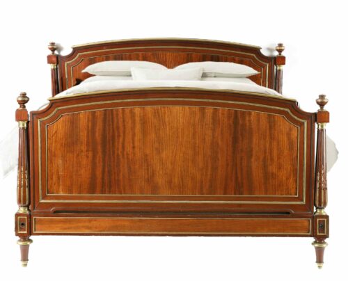 French-Empire-Queen-Bed-Antique