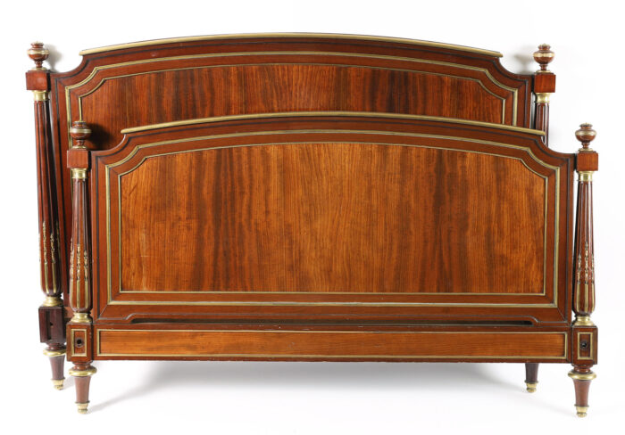 French Empire Queen Bed Antique - Image 3