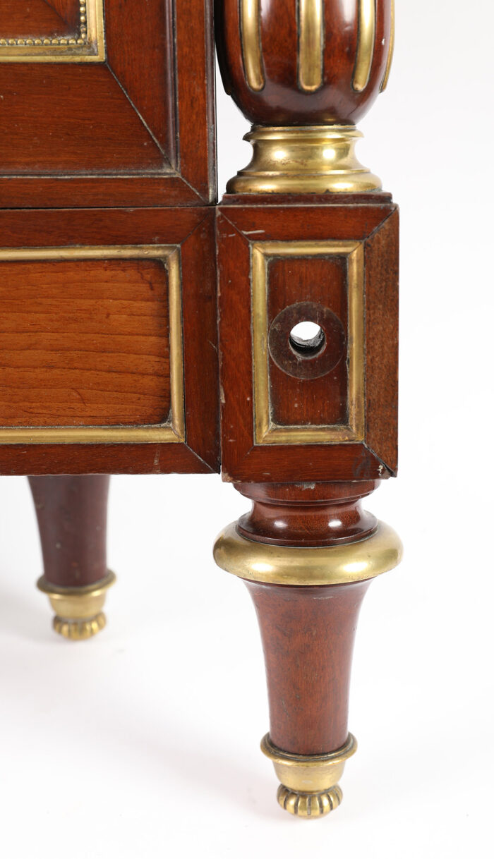French Empire Queen Bed Antique - Image 4
