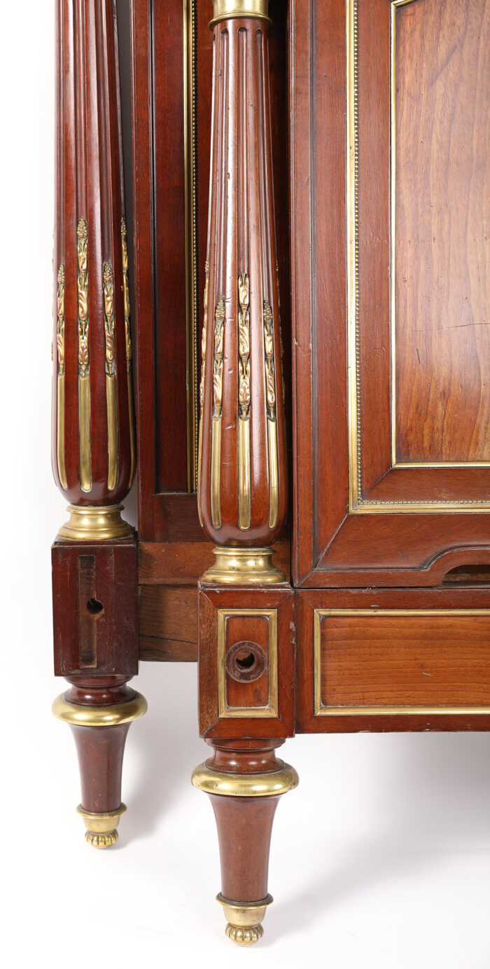 French Empire Queen Bed Antique - Image 7