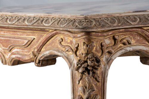 19th century French antique entry or hall table