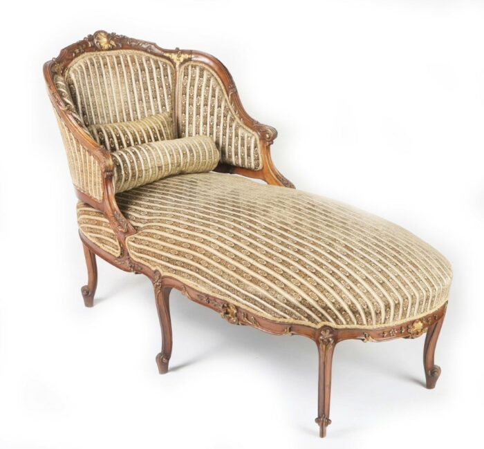French Louis XV Chaise Longue - Image 2