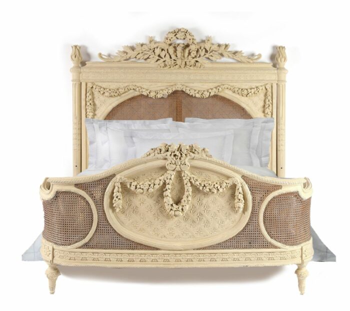 French-Louis-XVI-Cane-Queen-Bed-2153O