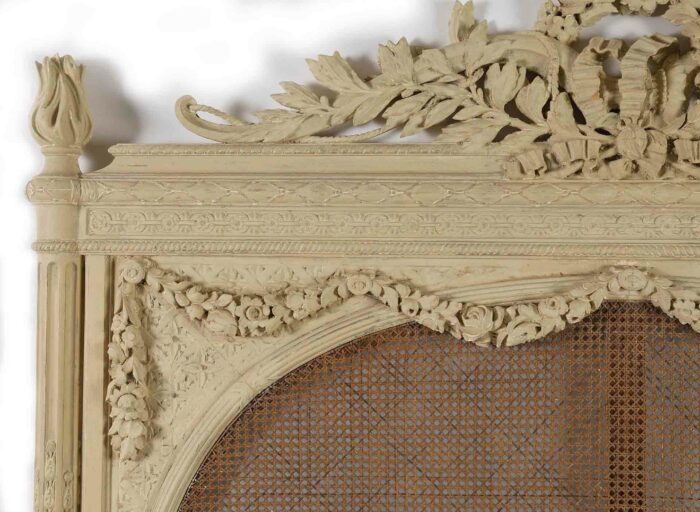 French Louis XVI Cane Queen Bed - Image 8
