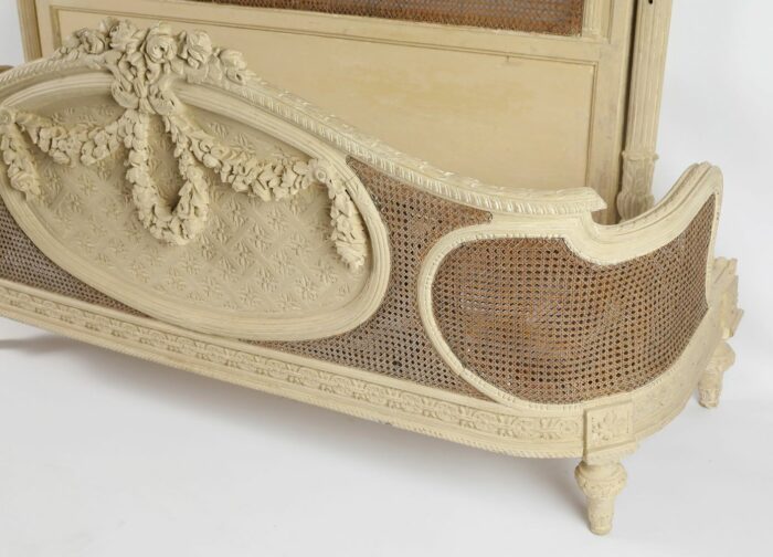 French Louis XVI Cane Queen Bed - Image 6