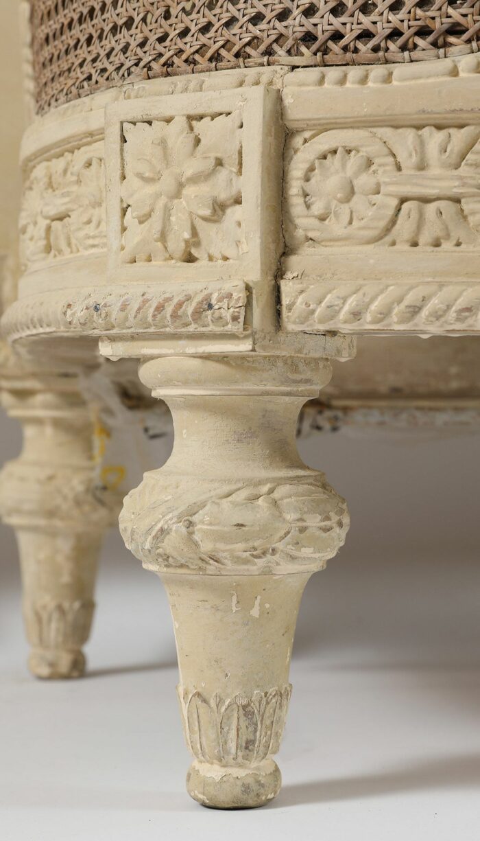 French Louis XVI Cane Queen Bed - Image 3