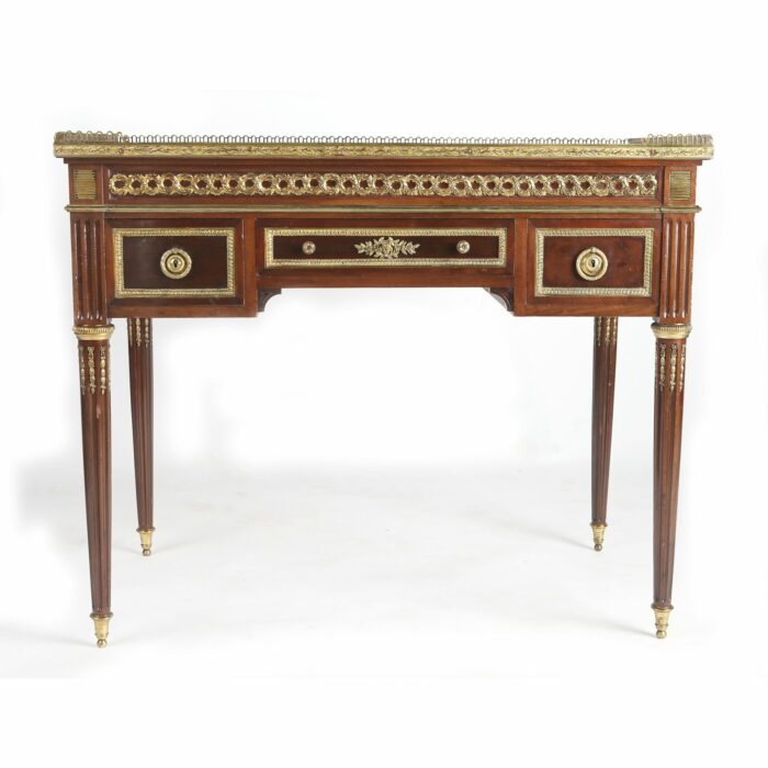 French Mahogany and Ormolu Writing Table - Image 5