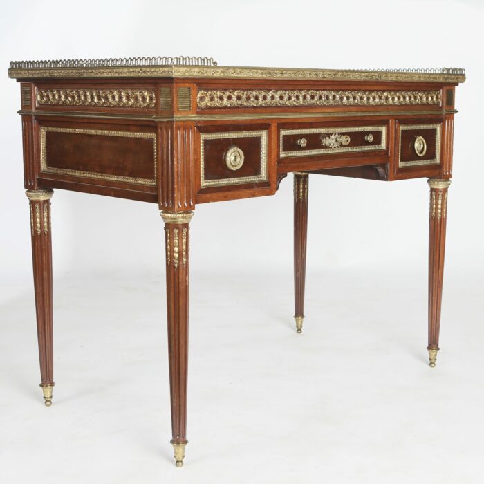 French Mahogany and Ormolu Writing Table - Image 7