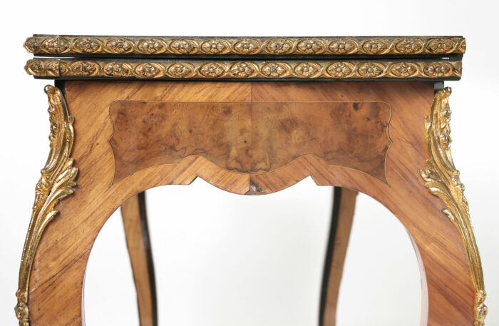 French Marquetry Card Table - Image 9