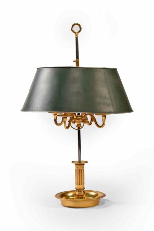 French Mid 20th Century Ormolu Lamp 2321R A 1 scaled