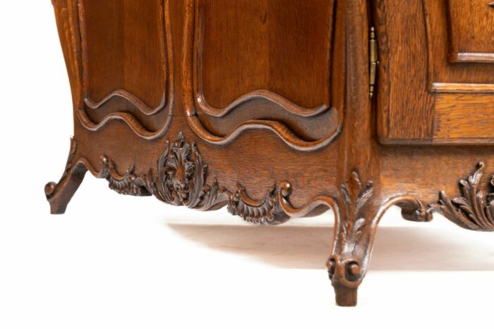Antique French Oak Partners Desk - Image 5