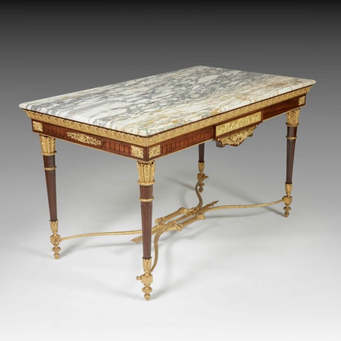 Important 19th Century French Mahogany Centre Table