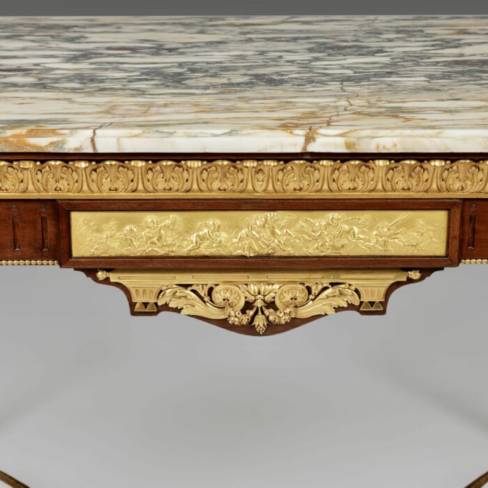 Important 19th Century French Mahogany Centre Table - Image 21