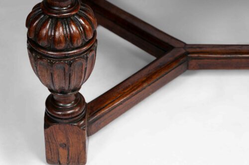 Large 19th Century English Oak Refectory Table 2340Q 2 1 scaled