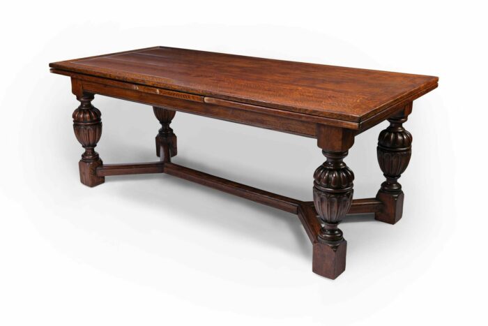 Large 19th Century Oak Refectory Table