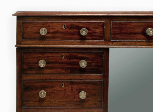 Large 19th Century English Partners Desk 2323Q f scaled