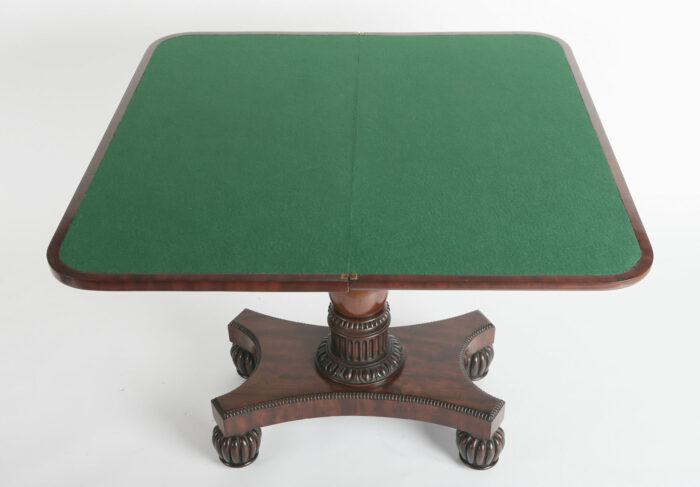 Late Regency Mahogany Card Table - Image 3