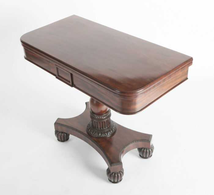 Late Regency Mahogany Card Table - Image 11