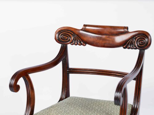 Pair 19th Century English Regency Carver Chairs 2315Q e scaled